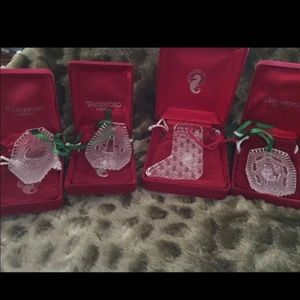 Waterford Annual Christmas Ornaments..90’-93’